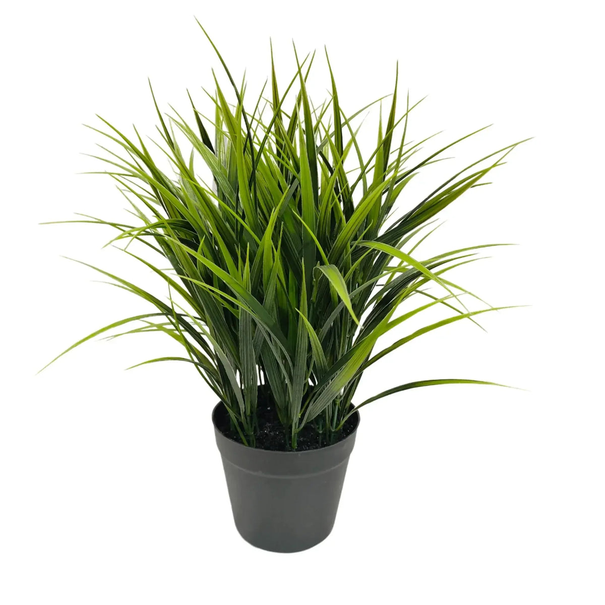Potted Artificial Grass Plant Dense Green Grass UV Resistant 38cm — gallery image