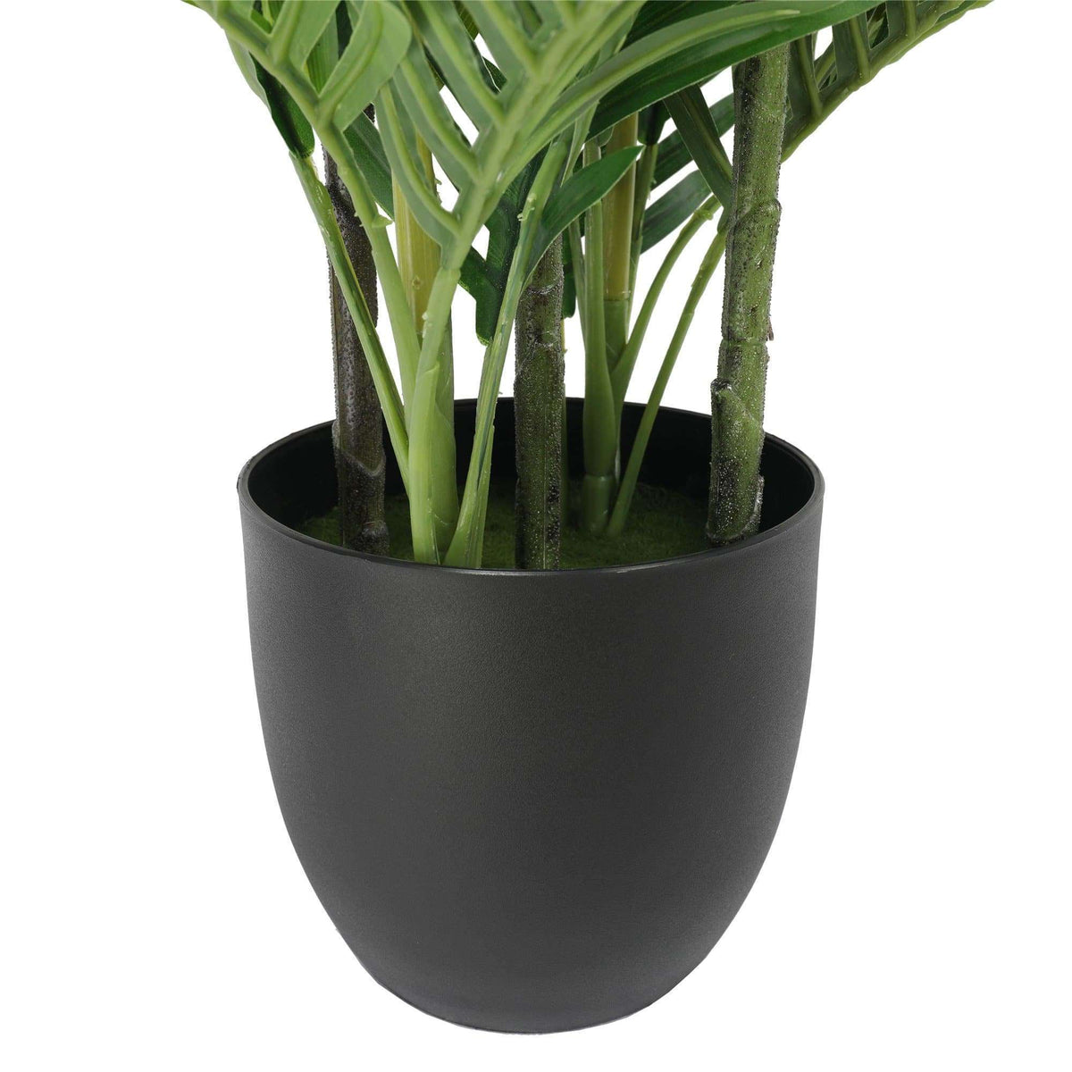 Potted Artificial Palm Multi-trunk Fan Palm 180cm — gallery image