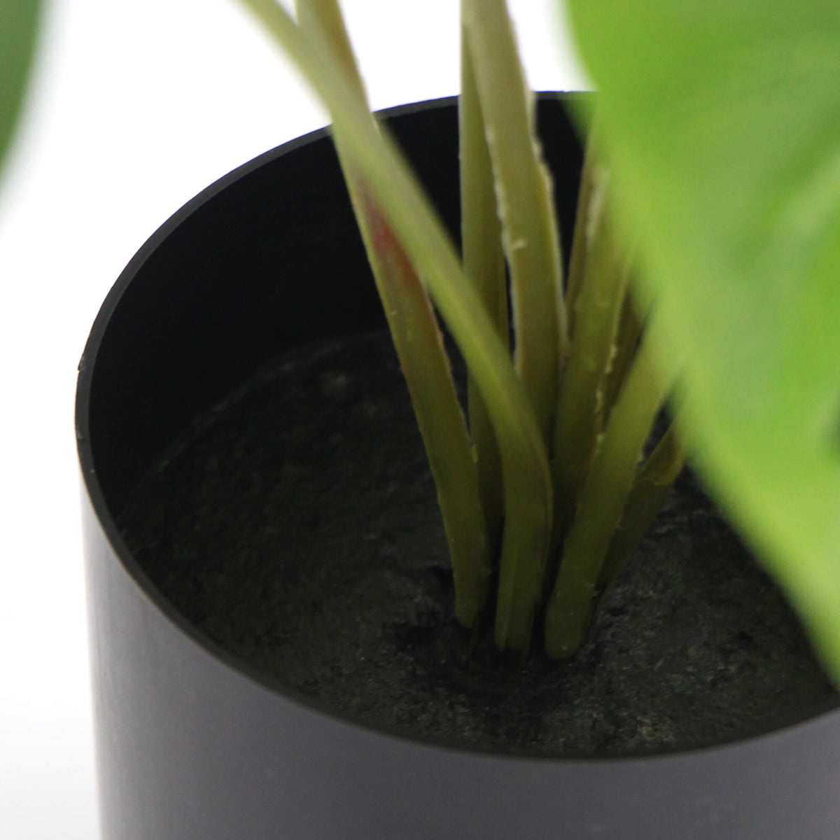 Potted Artificial Split Philodendron Plant With Real Touch Leaves 40cm — gallery image