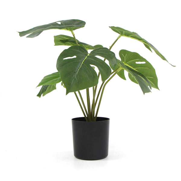 Potted Artificial Split Philodendron Plant With Real Touch Leaves 40cm — gallery image 8