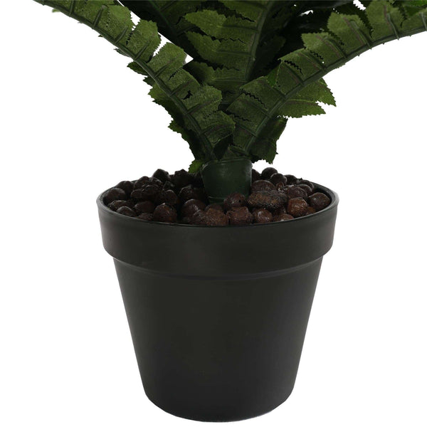 Potted Natural Green Artificial Boston Fern (50cm high 70cm wide) — gallery image 4