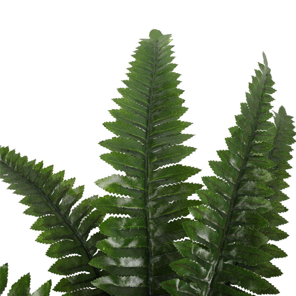 Potted Natural Green Artificial Boston Fern (50cm high 70cm wide) — gallery image 3