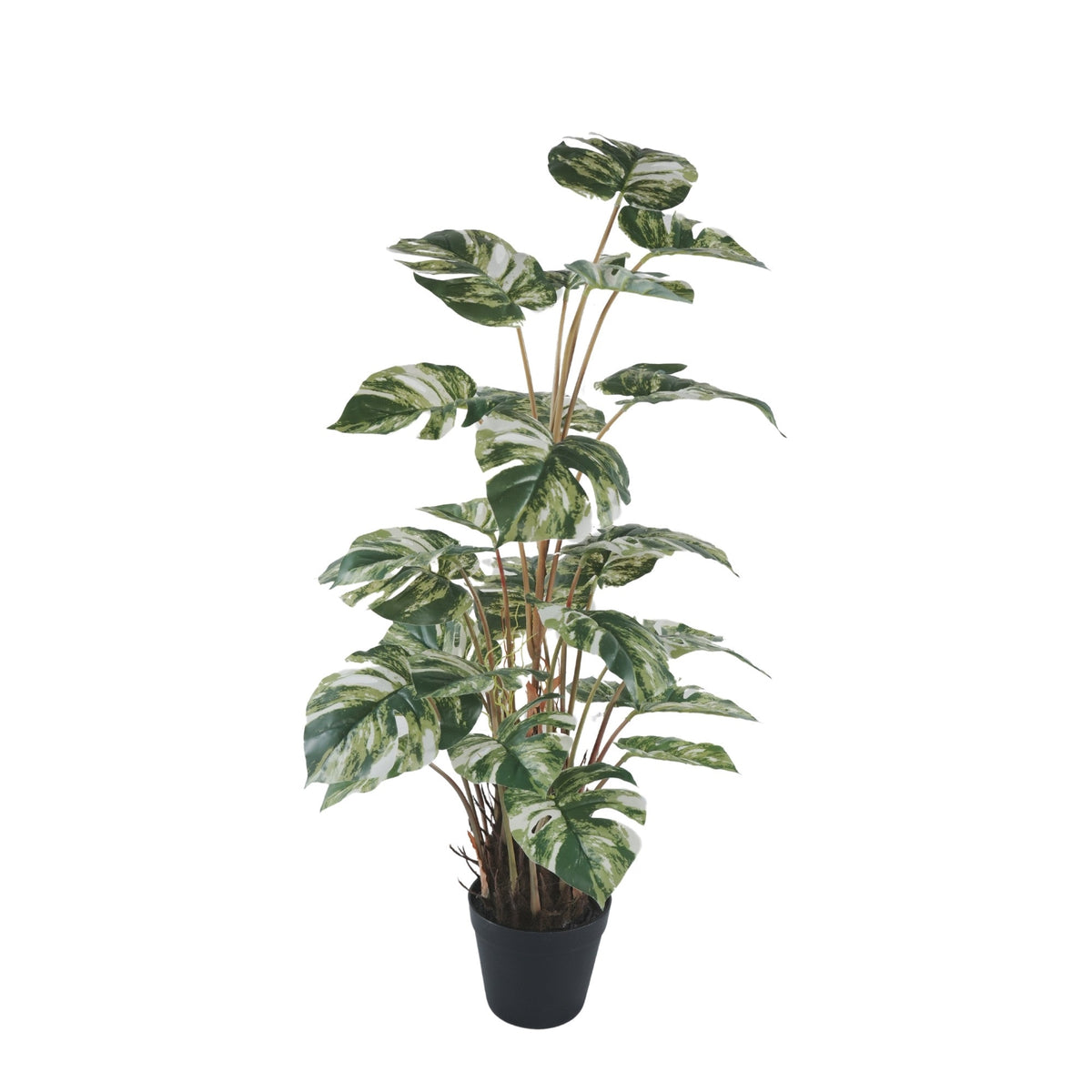 Artificial Variegated Monstera 90cm - Premium Swiss Cheese Plant — gallery image