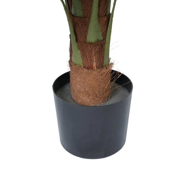 Artificial Monstera Plant 145cm - Premium Split Leaf with Textured Trunk — gallery image 4