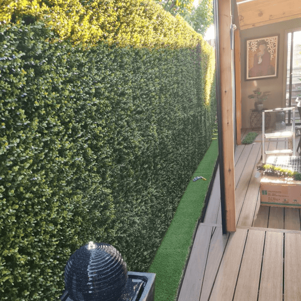 Natural Buxus Artificial Hedge Panel 1m x 1m – SGS UV Resistant — gallery image 9