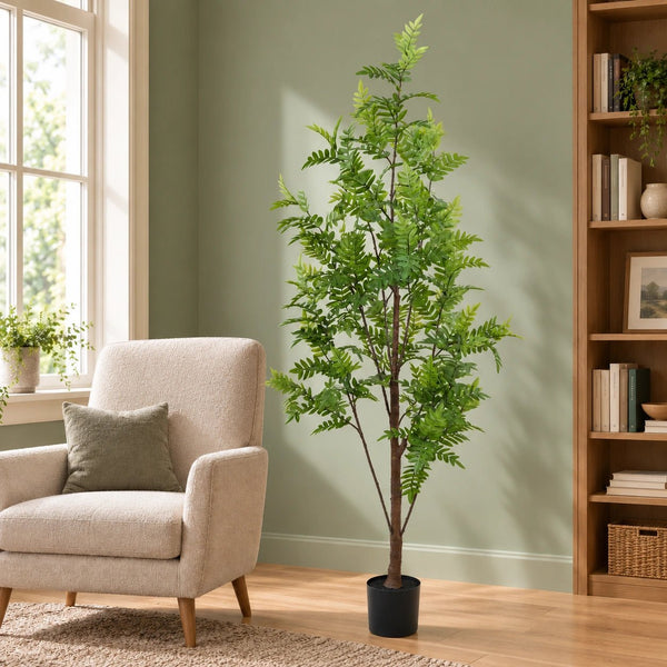 Premium Real Touch Artificial Bracken Palm Tree 180cm — gallery image 8