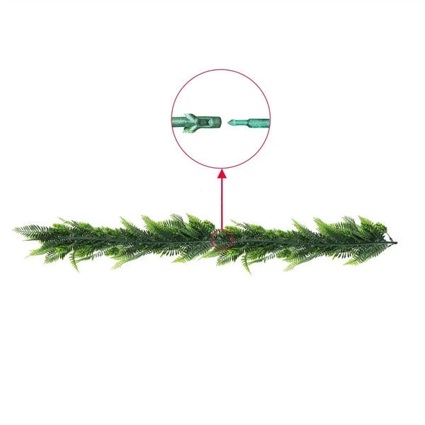 PureLush Cascading Fern Garland – UV-Protected 55cm — gallery image 3