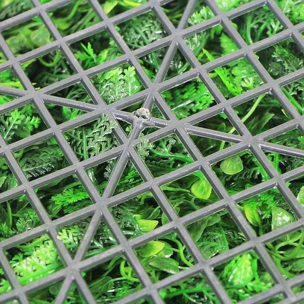 Sample - Mixed Artificial Ivy Vertical Garden Panel (25cm x 25cm) — gallery image
