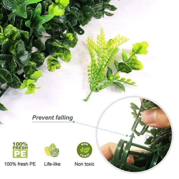 Sample - Mixed Artificial Ivy Vertical Garden Panel (25cm x 25cm) — gallery image 4