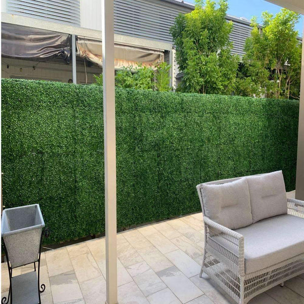 Sample Mixed Boxwood Artificial Vertical Garden (25cm x 25cm) — gallery image 4