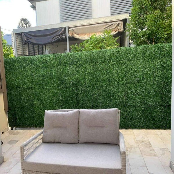 Sample Mixed Boxwood Artificial Vertical Garden (25cm x 25cm) — gallery image 3