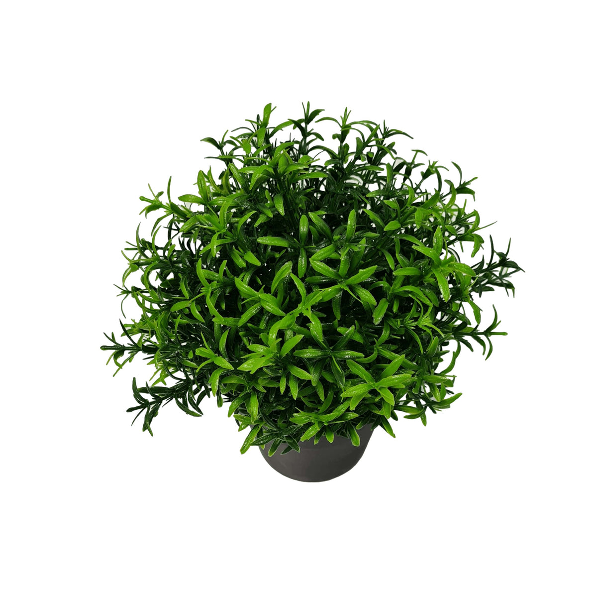 Small Potted Artificial Bright Rosemary Herb Plant UV Resistant 20cm — gallery image