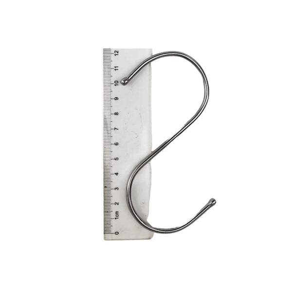 Stainless Steel Hanging S Hooks 12cm X 6cm 25 Pieces — gallery image 3