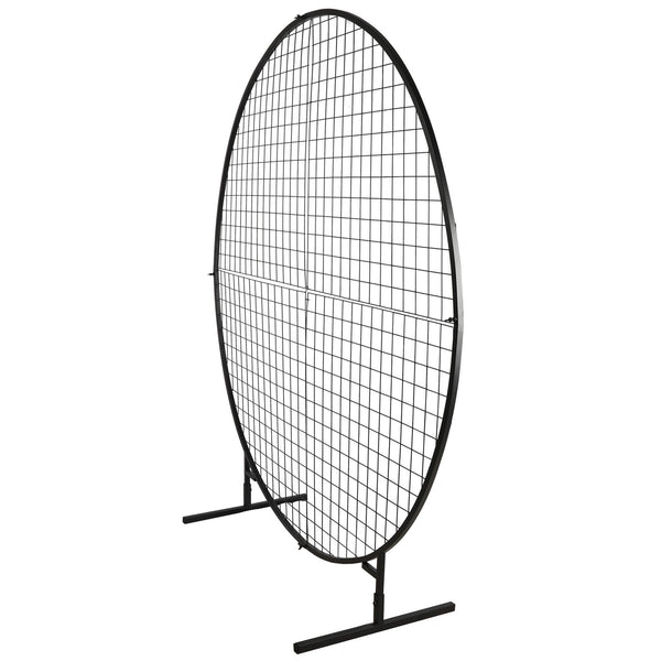 Sturdy Circular Flower Wall / Event Stand 200cm Diameter (Black Frame) — gallery image 9