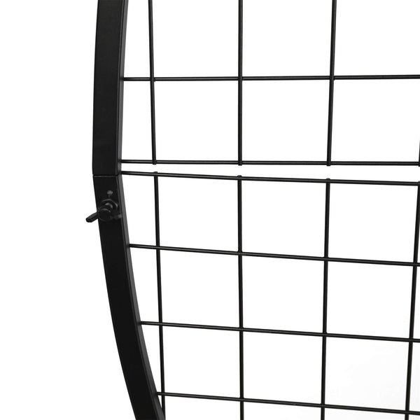 Sturdy Circular Flower Wall / Event Stand 200cm Diameter (Black Frame) — gallery image 8
