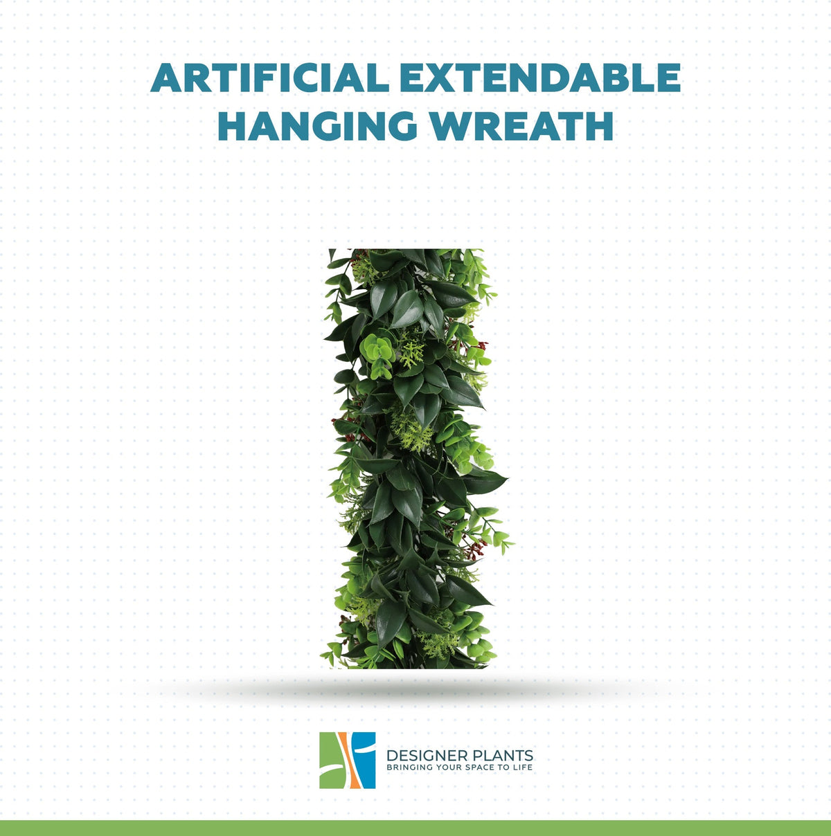 UV Extendable Hanging Wreath - 55cm — gallery image