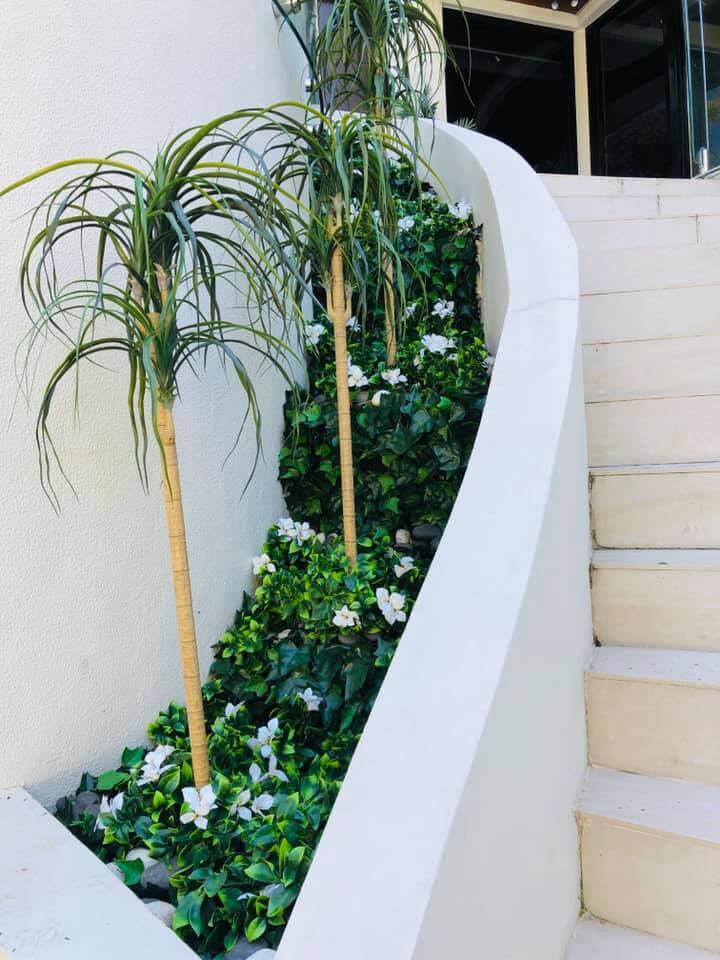 White Flowering Jasmine Artificial Stem 30cm — gallery image