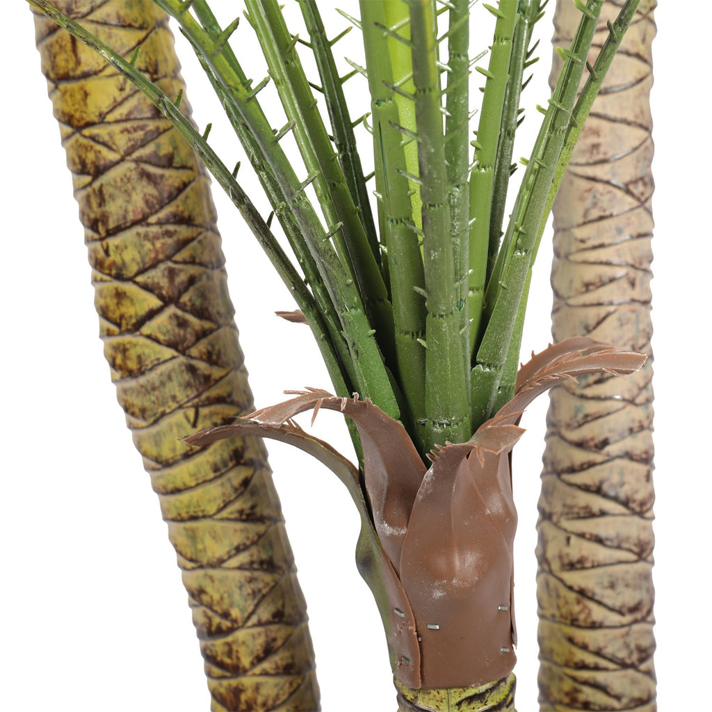 Artificial Parlour Palm Tree 180cm Multi Trunk UV Resistant — UV resistant artificial plant