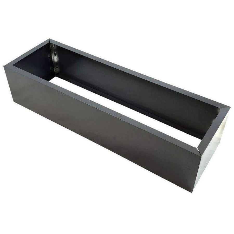 Black Metal Planter Medium — installation hardware by Designer Vertical Gardens