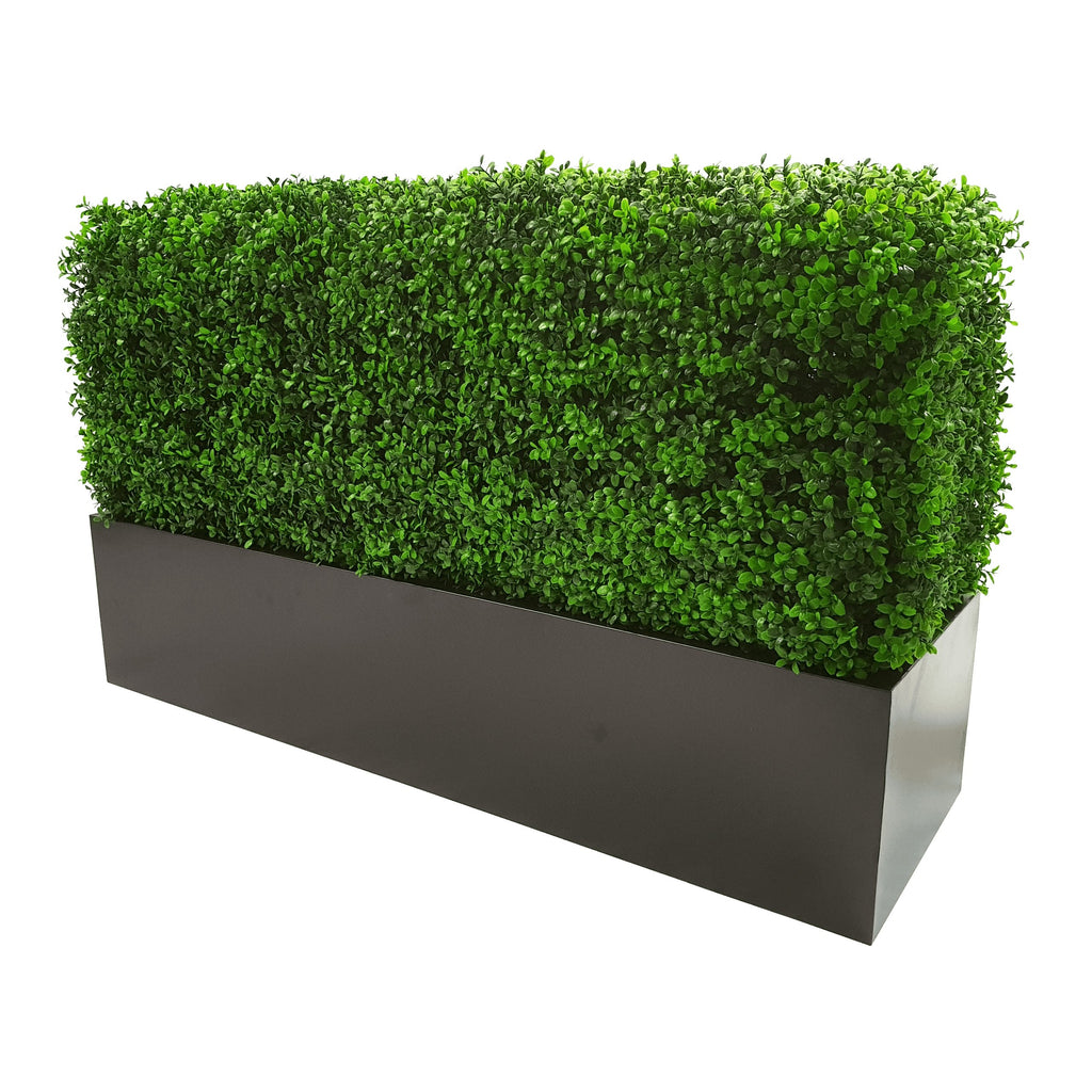 Deluxe Portable Bright Buxus Hedge 100cm x 50cm - UVTEX Certified UV Resistant — UV resistant artificial plant