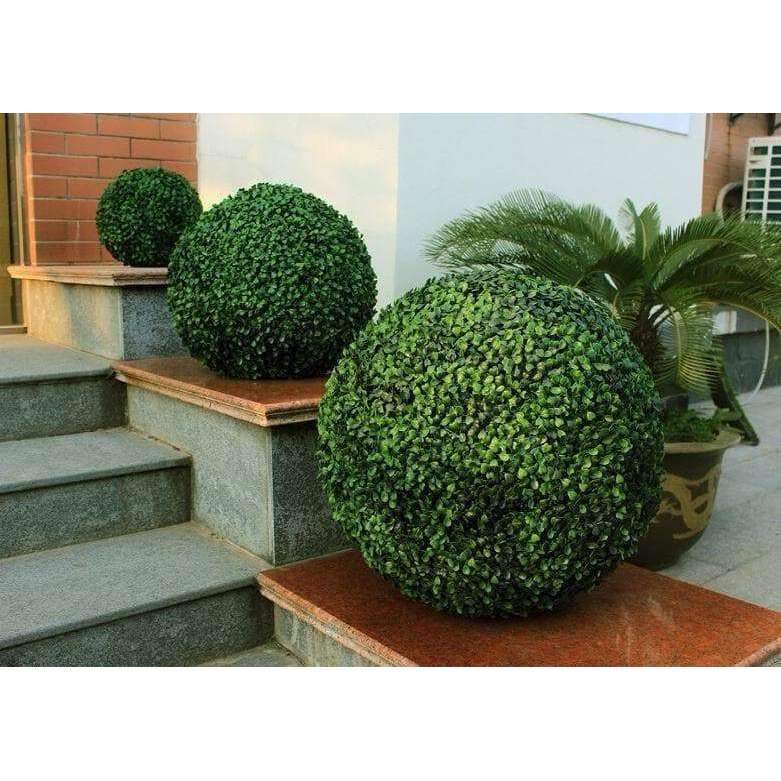 Large Artificial UV Resistant Boxwood Topiary Ball 44cm — gallery image