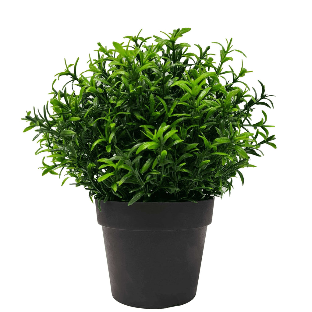 Small Potted Artificial Bright Rosemary Herb Plant UV Resistant 20cm — UV resistant artificial plant