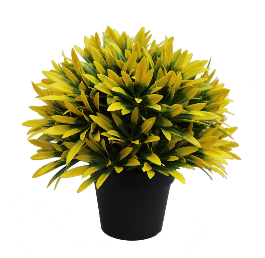 Small Potted Artificial Decorative Yellow Lily Plant UV Resistant 20cm — UV resistant artificial plant by Designer Vertical Gardens