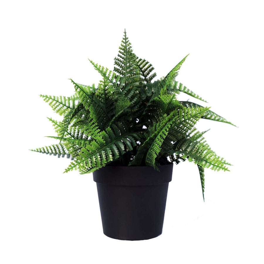 Small Potted Artificial Persa Boston Fern Plant UV Resistant 20cm — UV resistant artificial plant by Designer Vertical Gardens