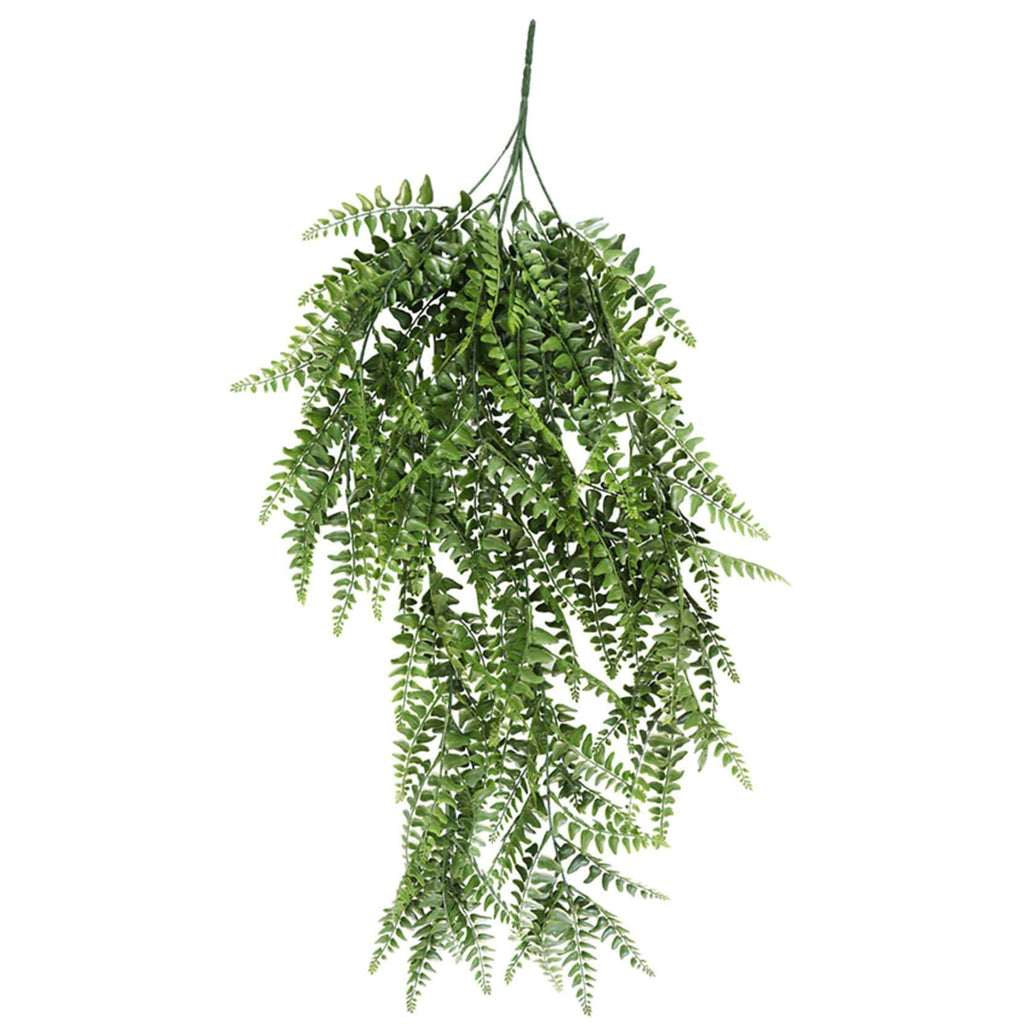 UV Resistant Dense Trailing Artificial Hanging Fern 90cm — UV resistant artificial plant