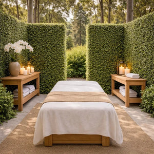 Day Spa Interior Design Ideas Australia: Creating Calm with Artificial Greenery