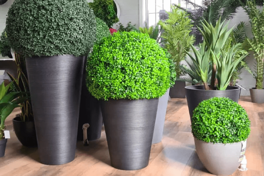 Hospitality Landscaping: Impress Your Hotel and Restaurant Guests with Fake Outdoor Plants Decor - Designer Vertical Gardens