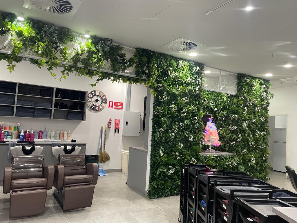 Salon & Beauty Studio Décor Ideas: Why Artificial Plants Are the Smarter Choice - Designer Vertical Gardens
