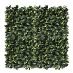 Lemon Leaf Artificial Hedge Panel 1m x 1m – SGS UV Resistant - close-up view