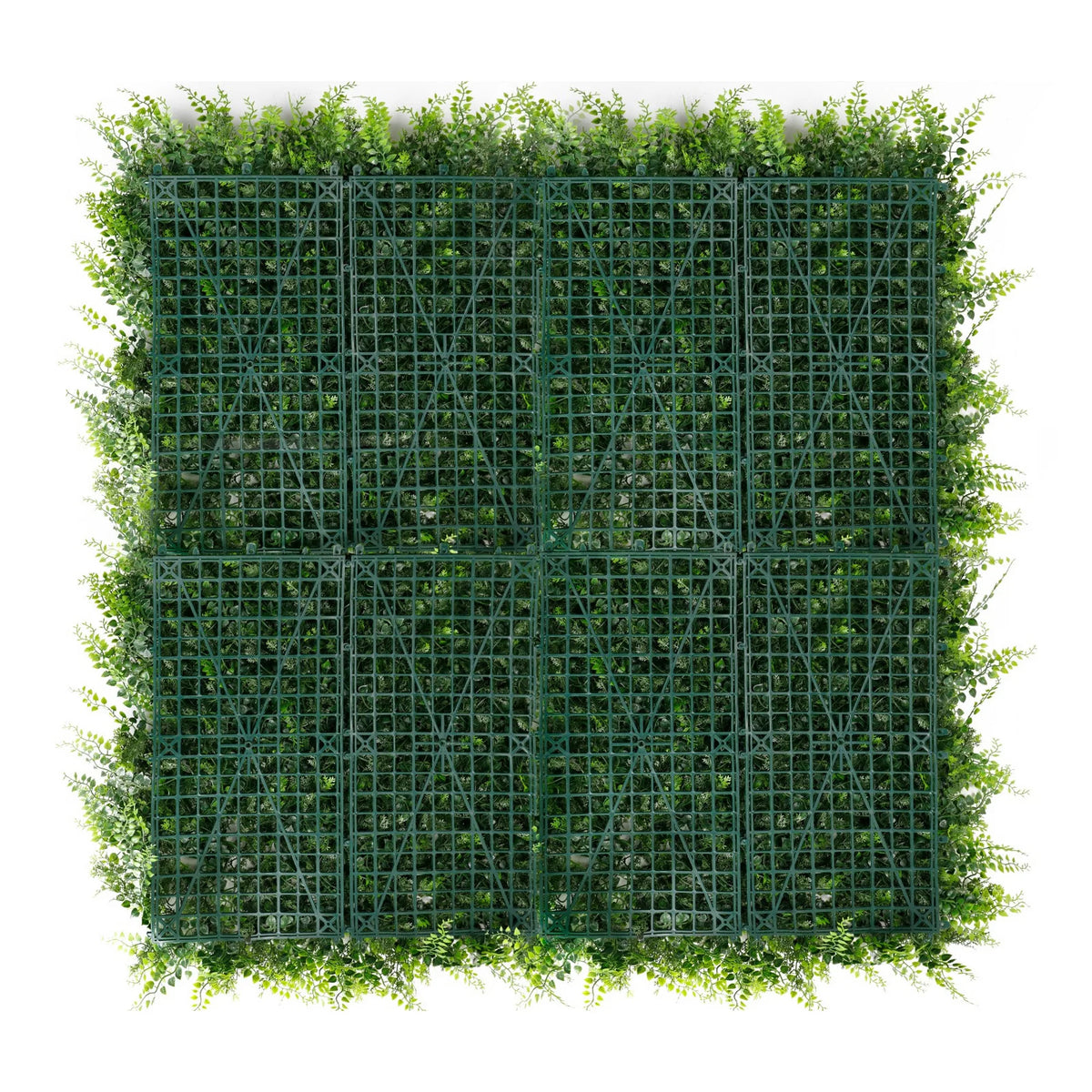 Rear backing grid of the Dense Fern artificial green wall panel, SKU 1010106