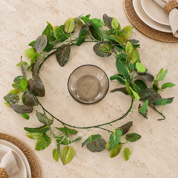 2 Pack - Artificial Fittonia Garland - 190cm — gallery image 3