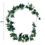 2 Pack - Artificial Ivy Garland - 190cm - Designer Vertical Gardens artificial green wall sydney artificial ivy wall
