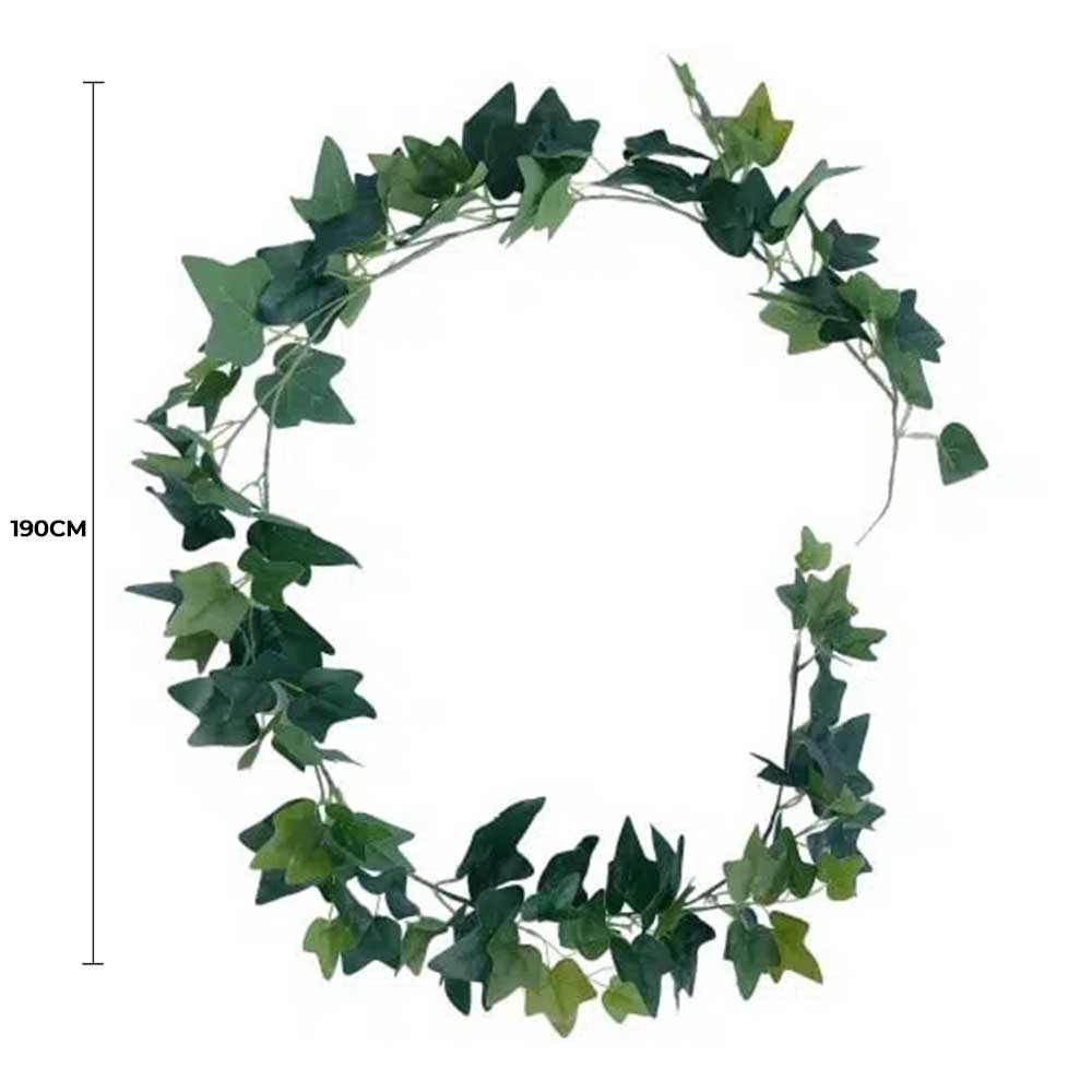 2 Pack - Artificial Ivy Garland - 190cm - Designer Vertical Gardens artificial green wall sydney artificial ivy wall
