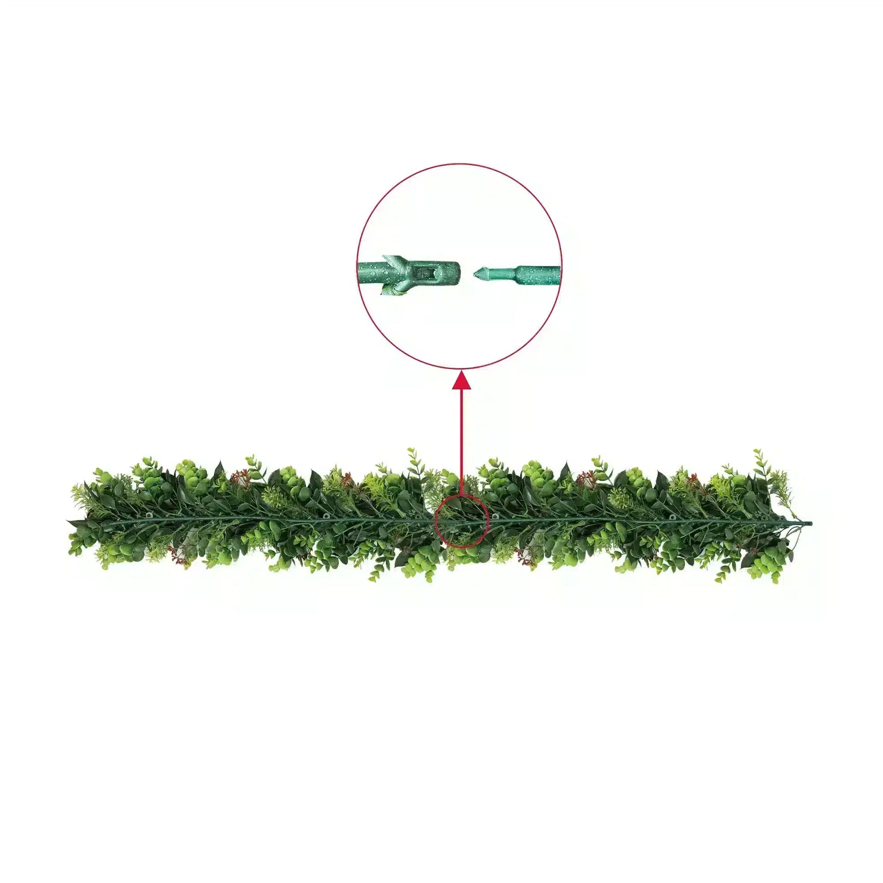 UV Extendable Hanging Wreath - 55cm