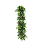 Artificial Extendable Hanging Christmas Garland UV Resistant 55cm - Designer Vertical Gardens