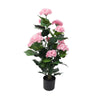 Artificial Pink Hydrangea Tree 95cm - UV Resistant Flowering Plant