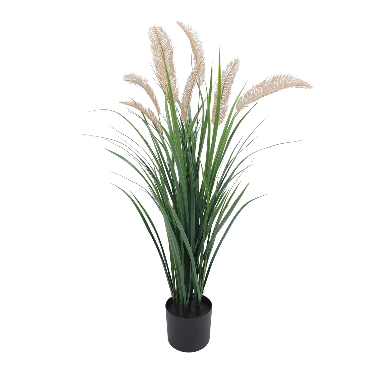 Artificial Flowering Reed Grass Plant 120cm - UV Resistant