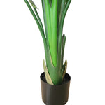 Artificial Bird of Paradise stems and nursery pot