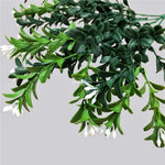 (5 Pack) Artificial Stem Flowering Boxwood Fake Plant 30cm - Designer Vertical Gardens Artificial boxwood stems Artificial flower stems