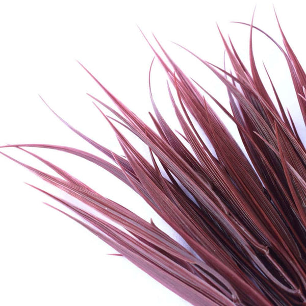 5 Pack Dark Red Artificial Grass Stem 35cm Long UV Resistant (Indoor or Outdoor) — gallery image 4