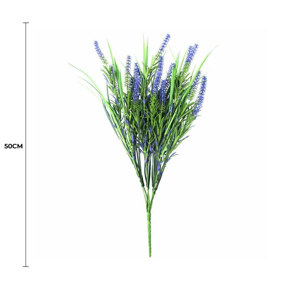 5 Pack Long Stem Purple Lavender Plant 50cm UV Resistant Wall Plant - Designer Vertical Gardens artificial garden wall plants artificial green wall sydney