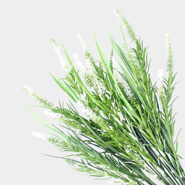 5 Pack Long Stem White Lavender 50cm UV Resistant Wall Plant — gallery image 6