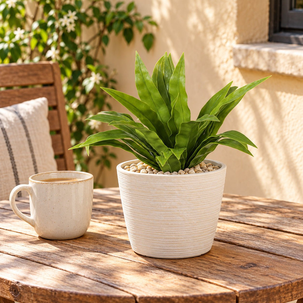 5 Pack - UV Aloe Vera Stem - 20cm - Designer Vertical Gardens artificial garden wall plants artificial green wall australia