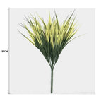 5 Pack - UV Yellow Tipped Grass Stem - 35cm - Designer Vertical Gardens artificial garden wall plants artificial green wall australia