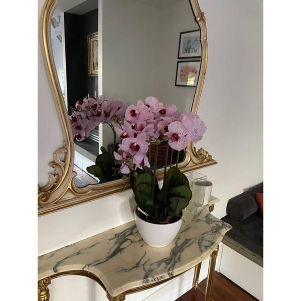 66cm Multi Stem Pink Butterfly Artificial Potted Orchid — gallery image 4