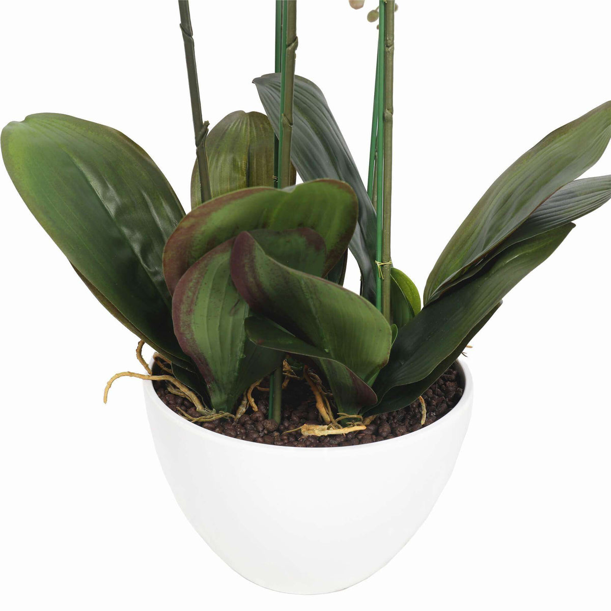 66cm Multi Stem Pink Butterfly Artificial Potted Orchid — gallery image